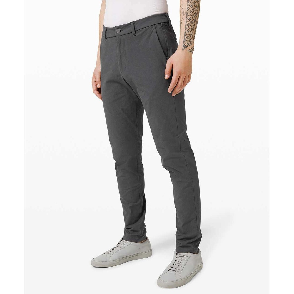 Lululemon Commission Pants Trouser Slim Grey Mens Size 30